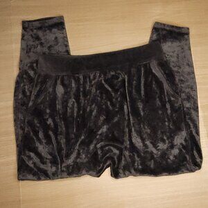 Out From Under Grey Velour Drop Crotch Joggers XS
